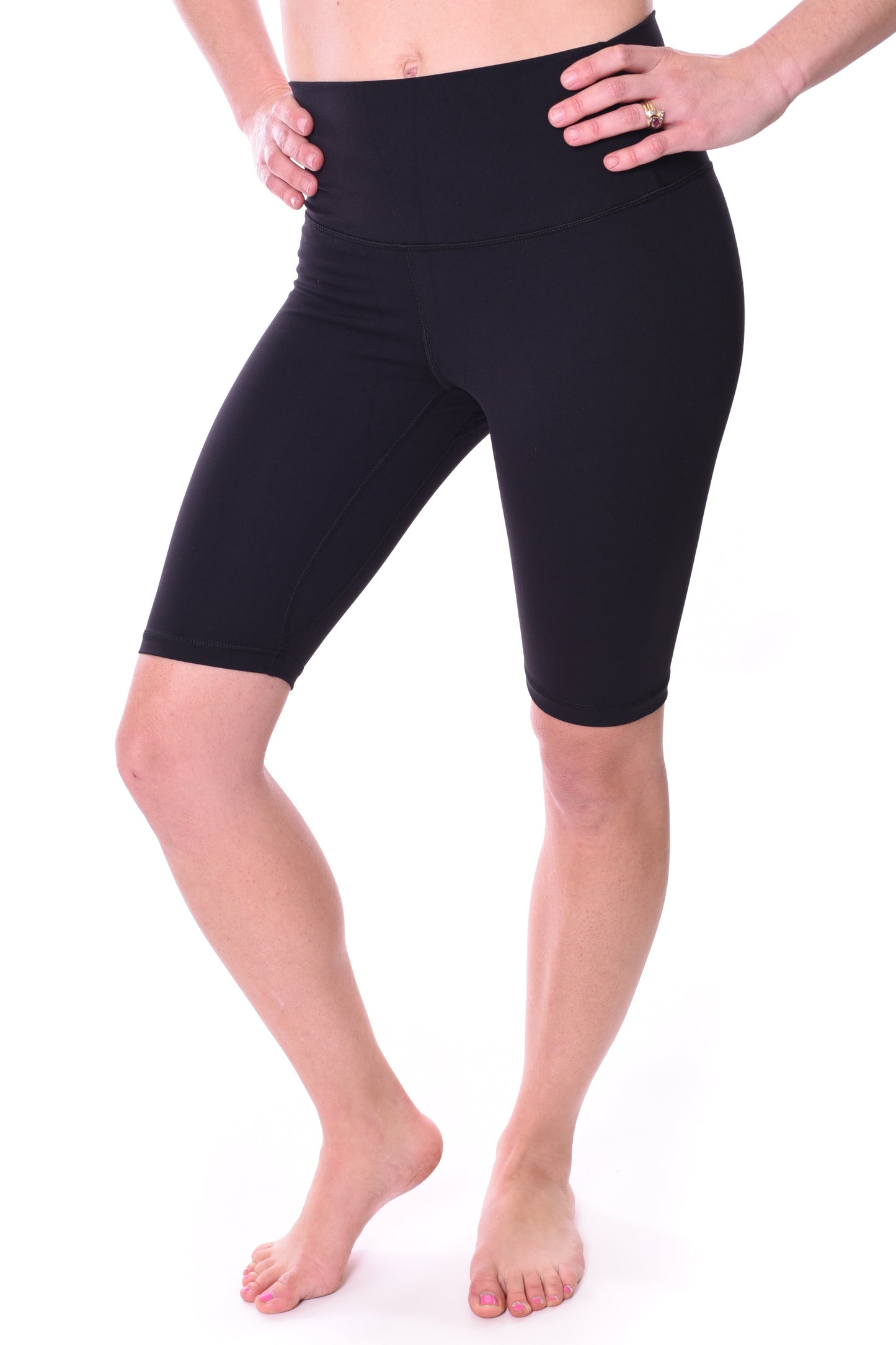 Cosmic 9 Inch Spandex Biker Short - Black