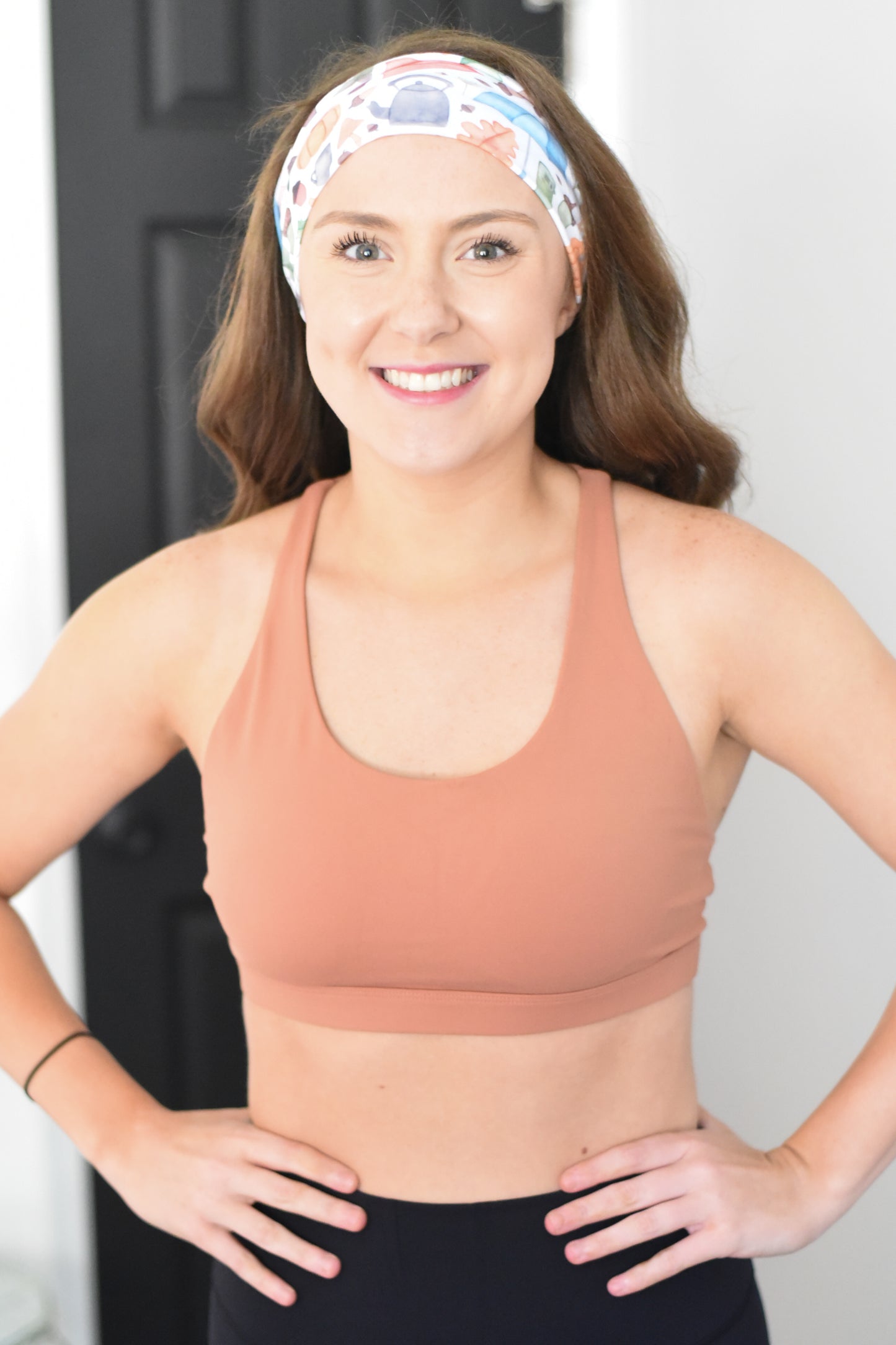 Challenger Strappy Sports Bra - Orange