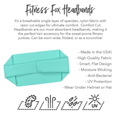 Fitness Fox Teal - Comfort Cut