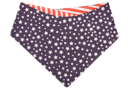 Doggie Bandana - Traditional Stars & Red Stripes