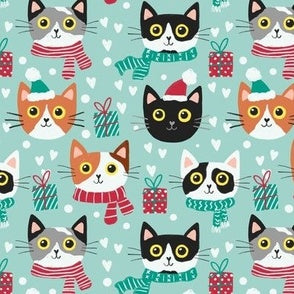 Christmas Cat Faces