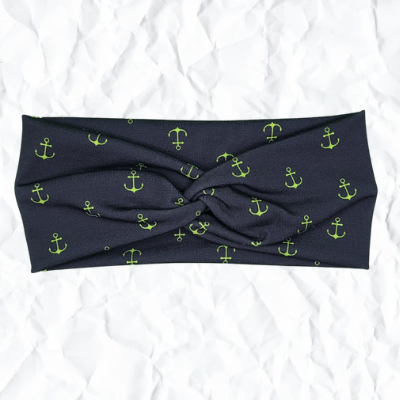 Anchor - Navy/Lime