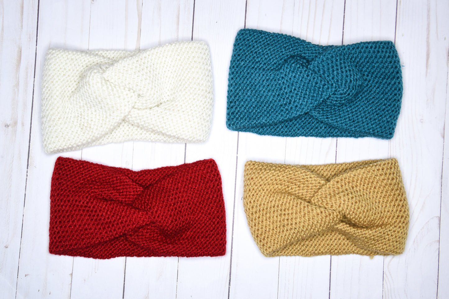 Hayley Twisted Knitted Headband - Camel