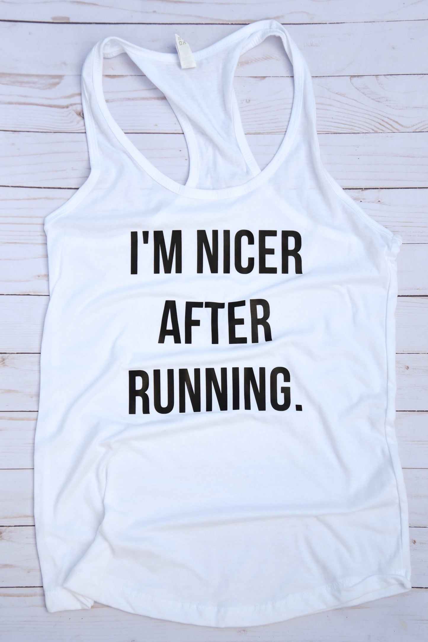 Classic Tank - After Running - White